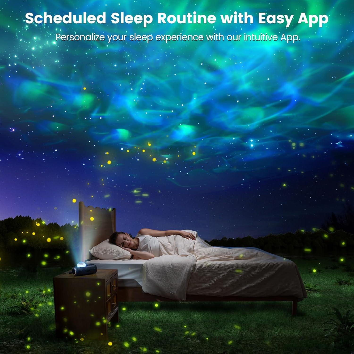 imageGlocusent Star Projector 16 Colors Aurora Galaxy Projector with 65 Soothing Sounds 8 Scenes Modes Builtin 51Bluetooth Speaker Works with App 24Ghz WiFi
