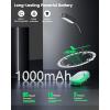 imageGlocusent 16 LED Mini Book Light for Reading in Bed Clip On Reading Light Rechargeable ampamp Long Lasting for 80Hrs 3 Colors ampamp 5 Brightness Levels Perfect Reader Gifts Book Lovers Kids BlackBlack