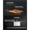 imageGlocusent 57 LED Super Bright Music Stand Light Eye Caring Clipon Piano Light 3 Color ampamp 5 Brightness USBC Rechargeable Long Lasting up to 140 Hrs Perfect for The Piano Sheet MusicBlackWider Light Bar