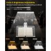 imageGlocusent 57 LED Super Bright Music Stand Light Eye Caring Clipon Piano Light 3 Color ampamp 5 Brightness USBC Rechargeable Long Lasting up to 140 Hrs Perfect for The Piano Sheet MusicGray