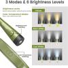 imageGlocusent Book Light 3Color ampamp 6Brightness Reading Light Bendable Neck Light 80hr Lasting Rechargeable Lamp Perfect Book Light for Reading in Bed Knitting Camping Repairing Book Lovers GiftsGreen