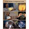 imageGlocusent Book Light 3Color ampamp 6Brightness Reading Light Bendable Neck Light 80hr Lasting Rechargeable Lamp Perfect Book Light for Reading in Bed Knitting Camping Repairing Book Lovers GiftsPosh Gray