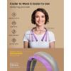 imageGlocusent Book Light 3Color ampamp 6Brightness Reading Light Bendable Neck Light 80hr Lasting Rechargeable Lamp Perfect Book Light for Reading in Bed Knitting Camping Repairing Book Lovers GiftsPurple