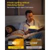 imageGlocusent Book Light 3Color ampamp 6Brightness Reading Light Bendable Neck Light 80hr Lasting Rechargeable Lamp Perfect Book Light for Reading in Bed Knitting Camping Repairing Book Lovers GiftsPosh Gray