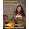 imageGlocusent Book Light 3Color ampamp 6Brightness Reading Light Bendable Neck Light 80hr Lasting Rechargeable Lamp Perfect Book Light for Reading in Bed Knitting Camping Repairing Book Lovers GiftsPurple