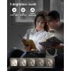 imageGlocusent Book Light Reading Light with Sleep Aid ampamp Timer 5 BrightnessLevel ampamp 3Color Upgraded USBC Rechargeable Clipon Book Lamp Portable Book Light Reading at Night for Book LoversWhite2