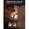imageGlocusent Book Light Reading Light with Sleep Aid ampamp Timer 5 BrightnessLevel ampamp 3Color Upgraded USBC Rechargeable Clipon Book Lamp Portable Book Light Reading at Night for Book LoversDark Blue