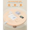 imageGlocusent Clip on Light 72LED Clip on Lamp with Amber Night Light 3 Colors ampamp 5 Brightness Bed Lamp 30Min Auto Off Timer Perfect Eye Charging Reading Lamps for BedBunk BedWhite