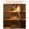 imageGlocusent Clip on Light 72LED Clip on Lamp with Amber Night Light 3 Colors ampamp 5 Brightness Bed Lamp 30Min Auto Off Timer Perfect Eye Charging Reading Lamps for BedBunk BedBlack 20