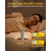 imageGlocusent Extendable Book Lights for Reading at Night 5 Enhanced Brightness ampamp 3 Colors with Sleep Aid ampamp Timers Clip on USB Rechargeable Reading Light for Books in Bed Ideal Gifts for Book LoversWhite