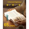 imageGlocusent Extendable Book Lights for Reading at Night 5 Enhanced Brightness ampamp 3 Colors with Sleep Aid ampamp Timers Clip on USB Rechargeable Reading Light for Books in Bed Ideal Gifts for Book LoversBlue