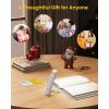 imageGlocusent Extendable Book Lights for Reading at Night 5 Enhanced Brightness ampamp 3 Colors with Sleep Aid ampamp Timers Clip on USB Rechargeable Reading Light for Books in Bed Ideal Gifts for Book LoversWhite