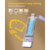 imageGlocusent Extendable Book Lights for Reading at Night 5 Enhanced Brightness ampamp 3 Colors with Sleep Aid ampamp Timers Clip on USB Rechargeable Reading Light for Books in Bed Ideal Gifts for Book LoversPurple