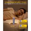 imageGlocusent Extendable Book Lights for Reading at Night 5 Enhanced Brightness ampamp 3 Colors with Sleep Aid ampamp Timers Clip on USB Rechargeable Reading Light for Books in Bed Ideal Gifts for Book LoversPurple