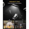 imageGlocusent Horizontal ETHead Book Light for Reading in Bed Eye Caring CRI 95 3 Colors ampamp 5 Brightness Rechargeable Long Lasting Reading Light 14Oz Lightweight ampamp Portable Perfect for Book LoversGray