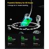 imageGlocusent Horizontal ETHead Book Light for Reading in Bed Eye Caring CRI 95 3 Colors ampamp 5 Brightness Rechargeable Long Lasting Reading Light 14Oz Lightweight ampamp Portable Perfect for Book LoversWhite