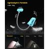 imageGlocusent Horizontal ETHead Book Light for Reading in Bed Eye Caring CRI 95 3 Colors ampamp 5 Brightness Rechargeable Long Lasting Reading Light 14Oz Lightweight ampamp Portable Perfect for Book LoversBlue