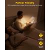 imageGlocusent Innovative TriHead Book Light for Reading in Bed 3 Colors ampamp 5 Brightness Levels 1000mAh Rechargeable with 30Min Timer 10100Hrs Partner Friendly Perfect for Book LoversPurple