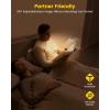 imageGlocusent Innovative TriHead Book Light for Reading in Bed 3 Colors ampamp 5 Brightness Levels 1000mAh Rechargeable with 30Min Timer 10100Hrs Partner Friendly Perfect for Book LoversBlack