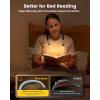 imageGlocusent Neck Light Reading Light  3 Colors ampamp 5 Stepless Brightness Book Light with Timer ampamp Sleep Aid Rechargeable for 100Hrs Long Lasting Ergonomic Design Perfect for Reading Knitting ampamp Craft