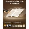 imageGlocusent Neck Light Reading Light  3 Colors ampamp 5 Stepless Brightness Book Light with Timer ampamp Sleep Aid Rechargeable for 100Hrs Long Lasting Ergonomic Design Perfect for Reading Knitting ampamp Craft