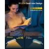 imageGlocusent Posh Premium Book Light for Reading in Bed with Timer 16LED Rechargeable Reading Light Runs 160hrs 1800K Eyecaring Clip on Book Light 3 Colors ampamp 5 Brightness Levels Perfect for ReadersPurple