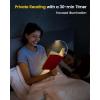 imageGlocusent Posh Premium Book Light for Reading in Bed with Timer 16LED Rechargeable Reading Light Runs 160hrs 1800K Eyecaring Clip on Book Light 3 Colors ampamp 5 Brightness Levels Perfect for ReadersPurple