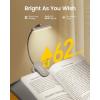 imageGlocusent Rotatable Book Light for Reading in Bed 22 LEDs Reading Light with Stepless Dimming ampamp Color Changing Rechargeable Clip on Book Light with Timer 1000mAh ampamp Up to 100hrs Book Lovers GiftGray