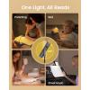 imageGlocusent Rotatable Book Light for Reading in Bed 22 LEDs Reading Light with Stepless Dimming ampamp Color Changing Rechargeable Clip on Book Light with Timer 1000mAh ampamp Up to 100hrs Book Lovers GiftGray