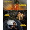 imageGlocusent Survival Camping Lantern 106LED with 5 Brightness Up to 1200LM 3 Modes ampamp SOS Rechargeable Lantern for 80hrs IP68 Waterproof Emergency Lanterns for Power outages GreenGray