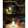 imageGlocusent Survival Camping Lantern 106LED with 5 Brightness Up to 1200LM 3 Modes ampamp SOS Rechargeable Lantern for 80hrs IP68 Waterproof Emergency Lanterns for Power outages GreenGreen