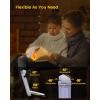 imageGlocusent USB Rechargeable Book Light for Reading in Bed Portable Clipon LED Reading Light 3 Amber Colors ampamp 5 Brightness Dimmable Compact ampamp Long Lasting Perfect for Book Lovers KidsPurple