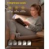 imageGlocusent USB Rechargeable Book Light for Reading in Bed Portable Clipon LED Reading Light 3 Amber Colors ampamp 5 Brightness Dimmable Compact ampamp Long Lasting Perfect for Book Lovers KidsPurple