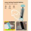 imageGlocusent USB Rechargeable Book Light for Reading in Bed Portable Clipon LED Reading Light 3 Amber Colors ampamp 5 Brightness Dimmable Compact ampamp Long Lasting Perfect for Book Lovers KidsBlue