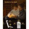 imageGlocusent USB Rechargeable Book Light for Reading in Bed Portable Clipon LED Reading Light 3 Amber Colors ampamp 5 Brightness Dimmable Compact ampamp Long Lasting Perfect for Book Lovers KidsWhite