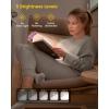imageGlocusent USB Rechargeable Book Light for Reading in Bed Portable Clipon LED Reading Light 3 Amber Colors ampamp 5 Brightness Dimmable Compact ampamp Long Lasting Perfect for Book Lovers KidsPink