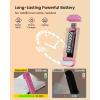 imageGlocusent USB Rechargeable Book Light for Reading in Bed Portable Clipon LED Reading Light 3 Amber Colors ampamp 5 Brightness Dimmable Compact ampamp Long Lasting Perfect for Book Lovers KidsPink