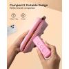 imageGlocusent USB Rechargeable Book Light for Reading in Bed Portable Clipon LED Reading Light 3 Amber Colors ampamp 5 Brightness Dimmable Compact ampamp Long Lasting Perfect for Book Lovers KidsPink