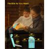 imageGlocusent USB Rechargeable Book Light for Reading in Bed Portable Clipon LED Reading Light 3 Amber Colors ampamp 5 Brightness Dimmable Compact ampamp Long Lasting Perfect for Book Lovers KidsBlue