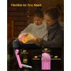imageGlocusent USB Rechargeable Book Light for Reading in Bed Portable Clipon LED Reading Light 3 Amber Colors ampamp 5 Brightness Dimmable Compact ampamp Long Lasting Perfect for Book Lovers KidsPink