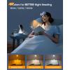 imageGlocusent Willow Book Light for Reading in Bed 10LED Bright Reading Light 3 Colors ampamp 3 Brightness Rechargeable Book Light Lasts for 80hr Lightweight Clip on Book Light Perfect for Book LoversWhite