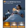 imageGlocusent Willow Book Light for Reading in Bed 10LED Bright Reading Light 3 Colors ampamp 3 Brightness Rechargeable Book Light Lasts for 80hr Lightweight Clip on Book Light Perfect for Book LoversPurple