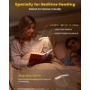 imageGlocusent Wingy Book Light 48 LED Reading Light with Timer ampamp Sleep Aid 2Switch 5 Brightness ampamp 3Color Adjust Rechargeable Clip on Book Light for Reading at Night in Bed Book Lamp for Book LoversWhite