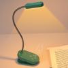 imageGlocusent 16 LED Mini Book Light for Reading in Bed Clip On Reading Light Rechargeable ampamp Long Lasting for 80Hrs 3 Colors ampamp 5 Brightness Levels Perfect Reader Gifts Book Lovers Kids GreenGreen