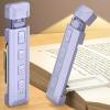 imageGlocusent Extendable Book Lights for Reading at Night 5 Enhanced Brightness ampamp 3 Colors with Sleep Aid ampamp Timers Clip on USB Rechargeable Reading Light for Books in Bed Ideal Gifts for Book LoversPurple