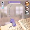 imageGlocusent Horizontal ETHead Book Light for Reading in Bed Eye Caring CRI 95 3 Colors ampamp 5 Brightness Rechargeable Long Lasting Reading Light 14Oz Lightweight ampamp Portable Perfect for Book LoversPurple