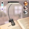 imageGlocusent Horizontal ETHead Book Light for Reading in Bed Eye Caring CRI 95 3 Colors ampamp 5 Brightness Rechargeable Long Lasting Reading Light 14Oz Lightweight ampamp Portable Perfect for Book LoversGray