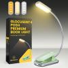 imageGlocusent Posh Premium Book Light for Reading in Bed with Timer 16LED Rechargeable Reading Light Runs 160hrs 1800K Eyecaring Clip on Book Light 3 Colors ampamp 5 Brightness Levels Perfect for ReadersGreen