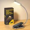 imageGlocusent Posh Premium Book Light for Reading in Bed with Timer 16LED Rechargeable Reading Light Runs 160hrs 1800K Eyecaring Clip on Book Light 3 Colors ampamp 5 Brightness Levels Perfect for ReadersBlack