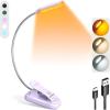 imageGlocusent Willow Book Light for Reading in Bed 10LED Bright Reading Light 3 Colors ampamp 3 Brightness Rechargeable Book Light Lasts for 80hr Lightweight Clip on Book Light Perfect for Book LoversPurple